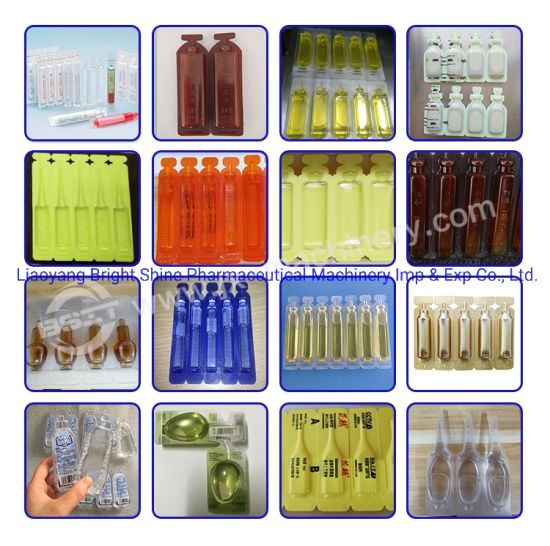 Bfs máquina de sellado, llenado y soplado de probióticos orales farmacéuticos de ampollas de plástico