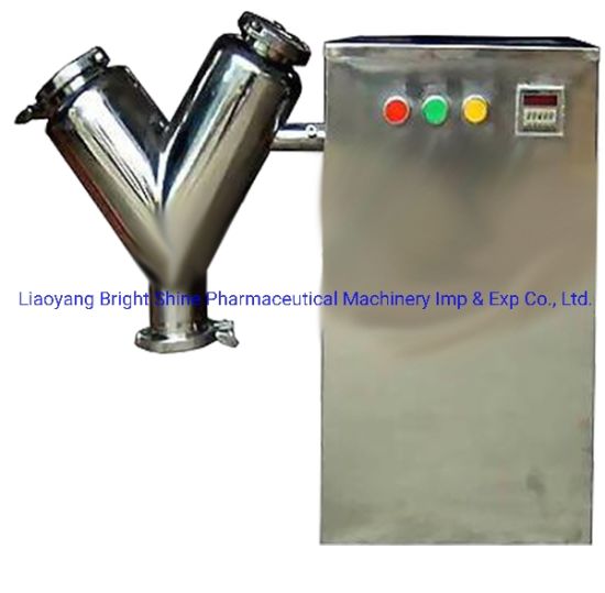 Mezclador de polvo farmacéutico tipo V / máquina mezcladora / mezcladora