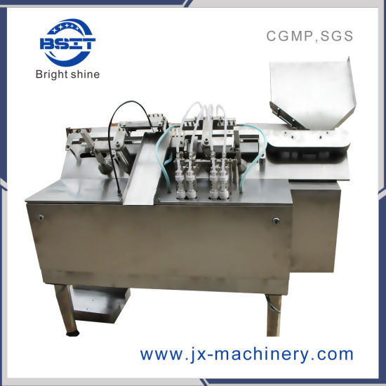 Máquina de llenado y sellado de ampollas de vidrio Beauty con sistema de jeringa (AFS-4)