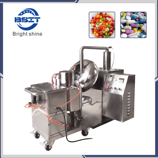Máquina de recubrimiento de azúcar de tabletas farmacéuticas de laboratorio pequeño de material de acero inoxidable by-400