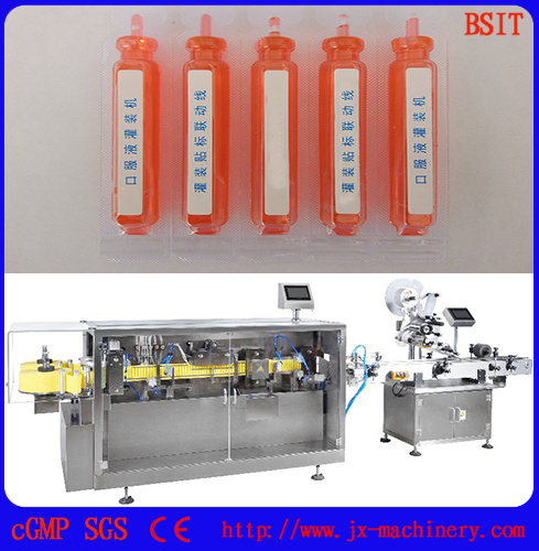 Máquina de llenado y sellado de botellas de plástico de pesticidas (con CE)