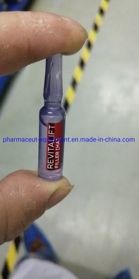 Nuevo modelo de botella de ampolla de plástico de 5-10 ml de llenado y tapado de la máquina para cosméticos (maquillaje)