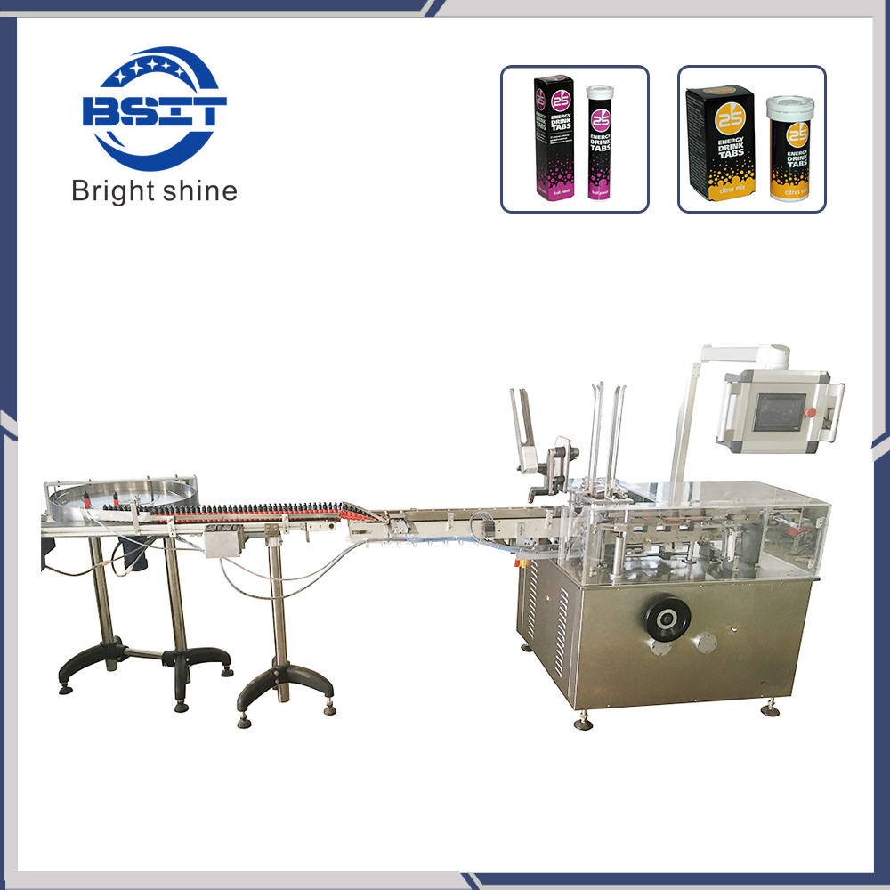 BSM Automática de alta velocidad jabón/botella/ampolla/bolsa/inyector/máquina de embalaje de caja de cartones de pegamento 